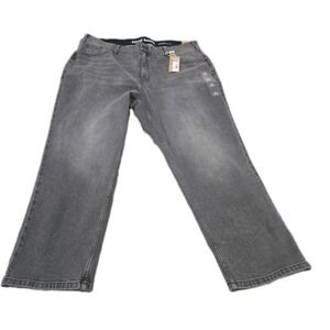 Eddie Bauer Authentic Perfect Straight Jeans Women's Plus Size 24W Gray NWT $85